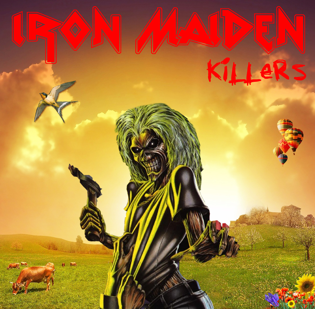 Killers обложка. Iron Maiden Killers 1981. Iron Maiden киллер. Iron Maiden Killers 1981 обложка. Ирон майден 90.