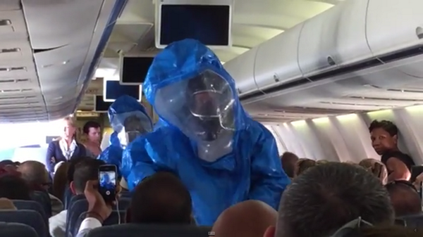 If You’re On A Plane And You Joke About Having Ebola – This Happens