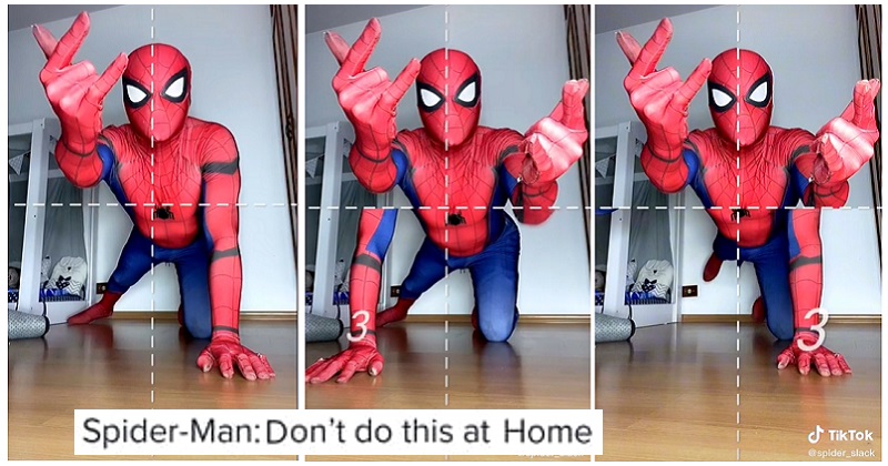 This TikTok Spider-Man's freeze frame challenge fail is taking the web by  storm - The Poke