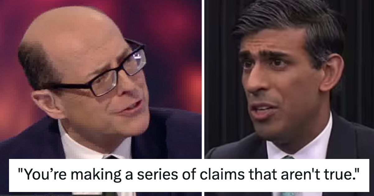 Nick Robinson’s forensic takedown of Rishi Sunak and his claims about ‘meat tax’ and those ‘7 bins’ was magnificently done