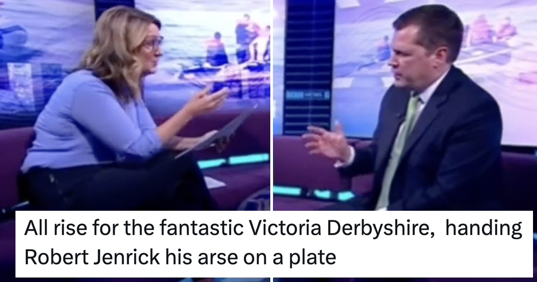 Victoria Derbyshire was everyone’s hero today after magnificently holding Robert Jenrick to account