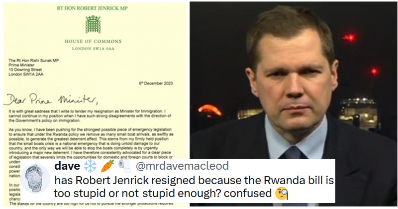 19 posts of no confidence after Robert Jenrick’s shock resignation over ‘too weak’ Rwanda plan