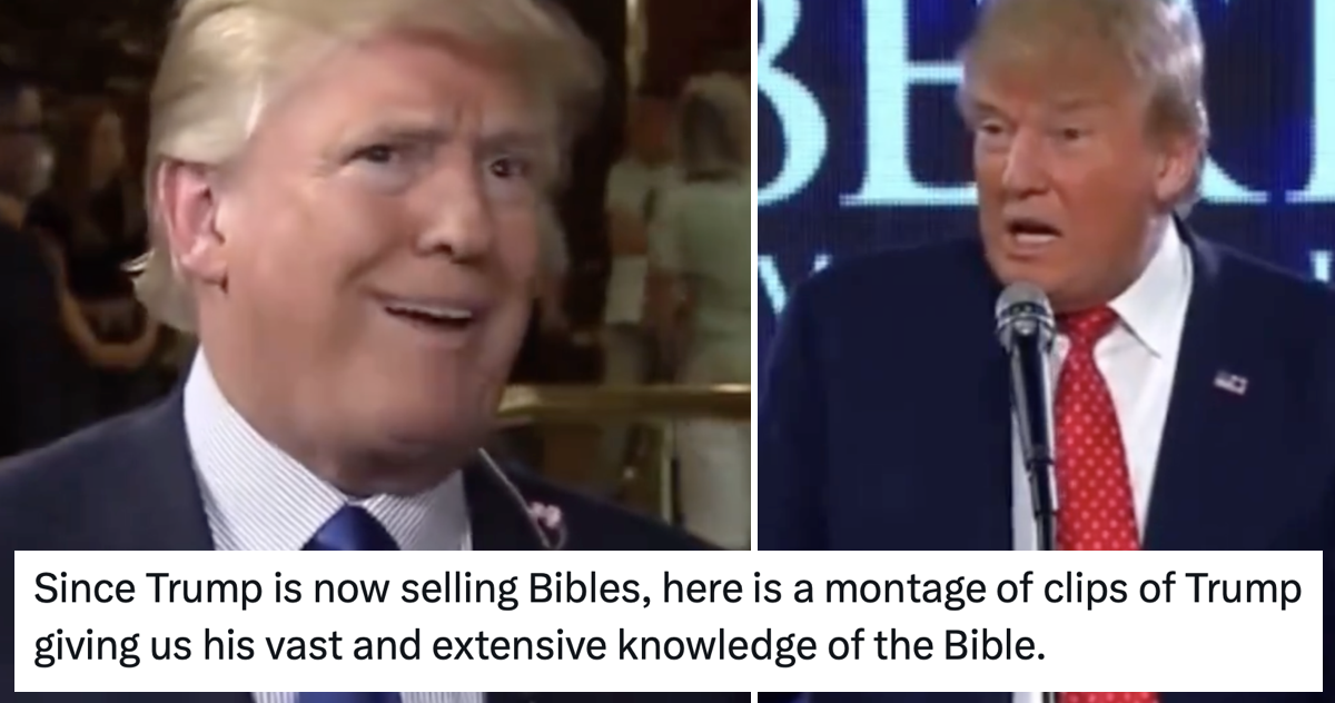 Donald Trump revealing exactly how much he knows about the Bible is an ungodly delight