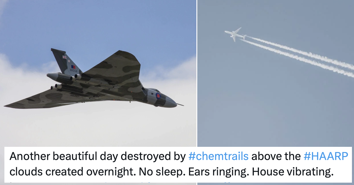 This woman flew into a rage about chemtrails vibrating her house and ‘RAF Luton’ surely said it best