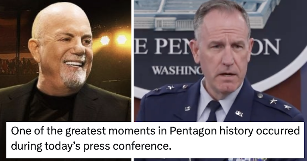 You don’t have to be a Billy Joel fan to appreciate this ‘greatest moment in Pentagon history’ but it’ll help (watch to the end)