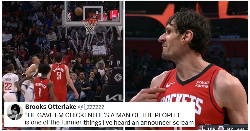 11 slam-dunk reactions to the basketball player who deliberately missed a shot to win the fans free chicken