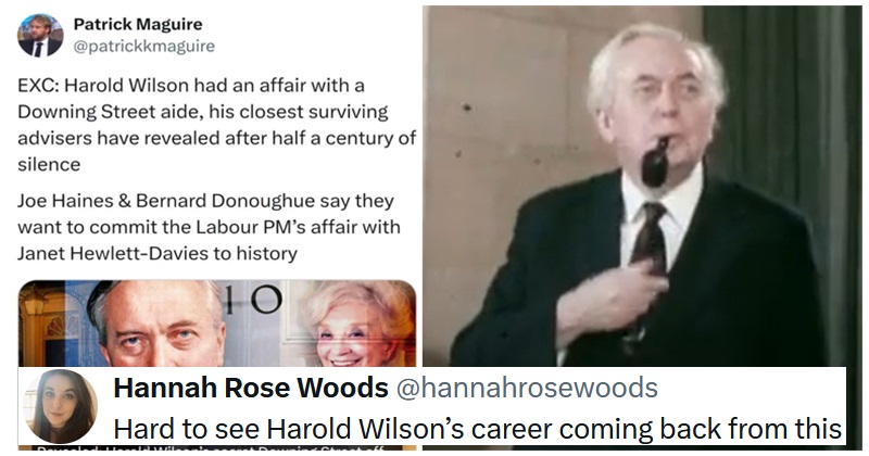 The Times got the political scoop of the century (Just not this century) – 17 underwhelmed responses to Harold Wilson’s affair